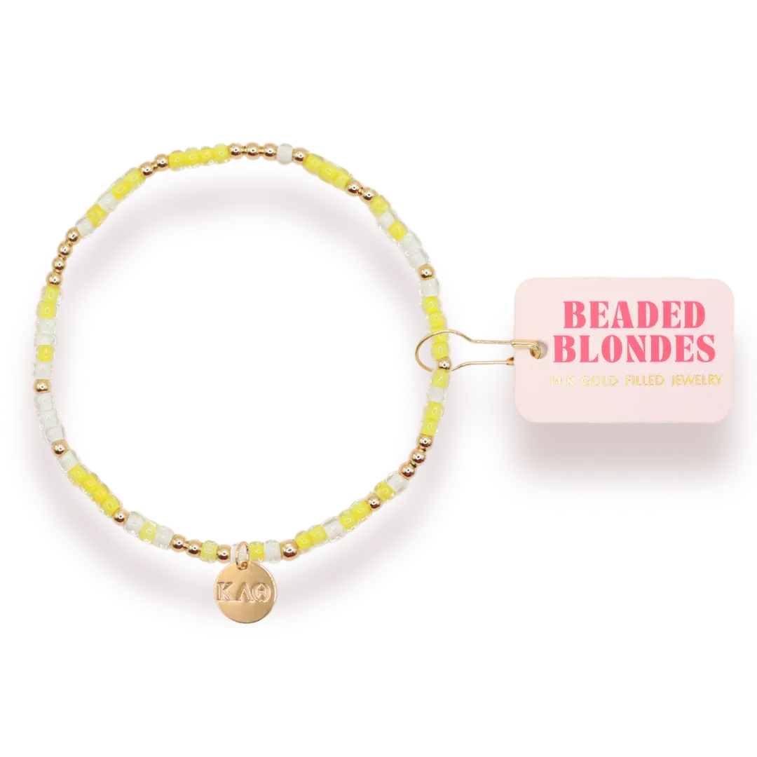 Kappa Alpha Theta Sprinkle Charm Bracelet