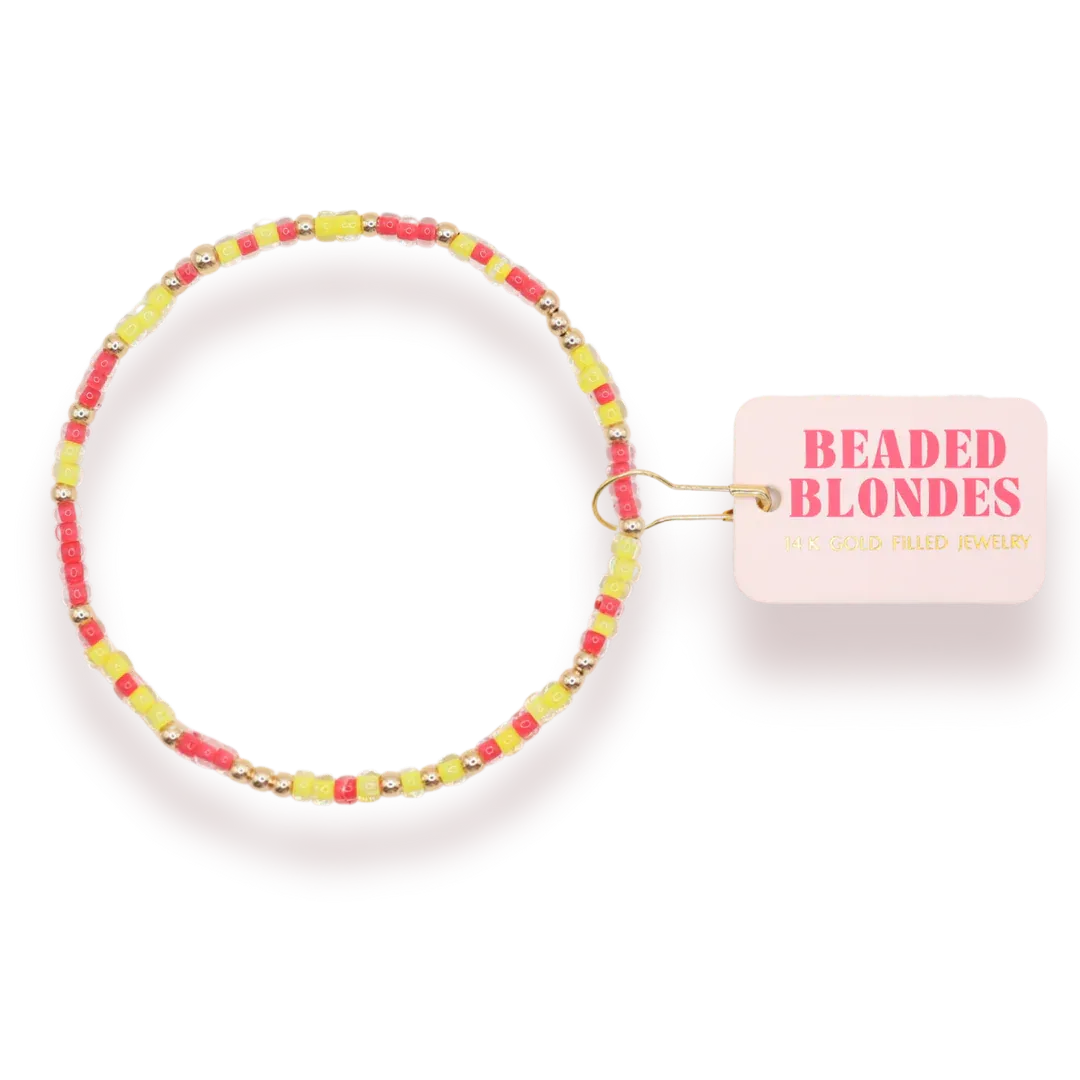 Chi Omega Sprinkle Bracelet