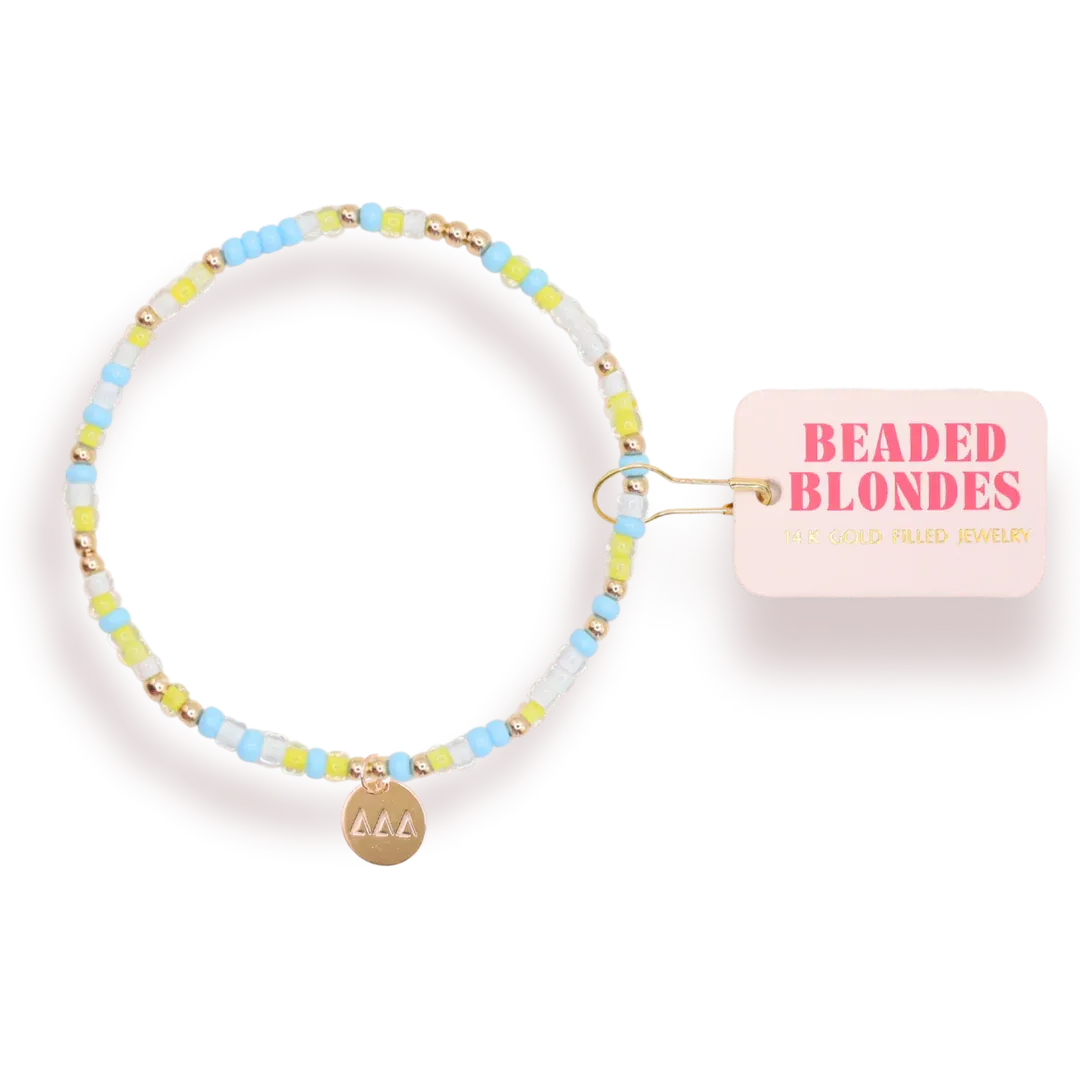Delta Delta Delta Sprinkle Bracelet