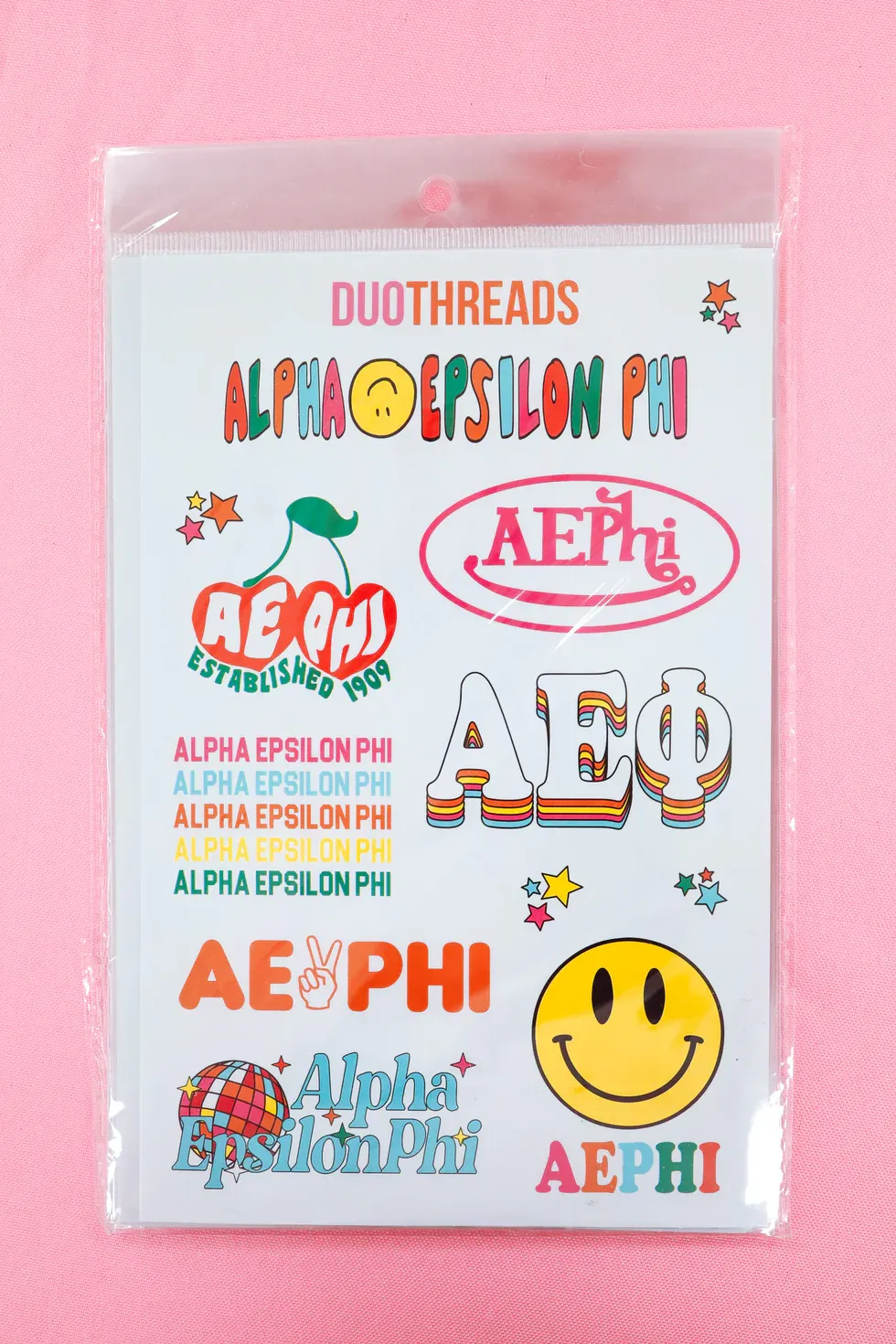 Alpha Epsilon Phi Sticker Sheet