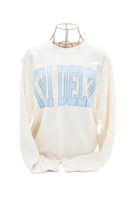 Delta Delta Delta Cord Sweatshirt