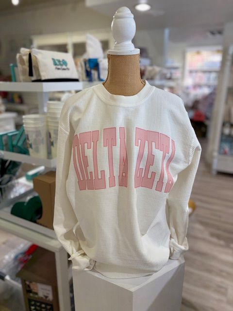 Delta Zeta Cord Sweatshirt