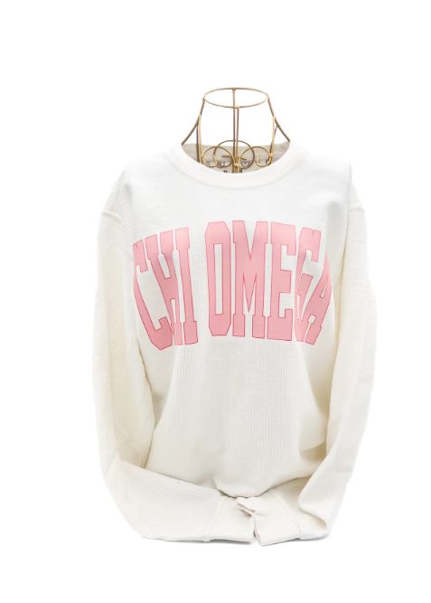 Chi Omega Cord Sweatshirt