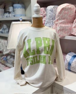 Alpha Epsilon Phi Cord Sweatshirt