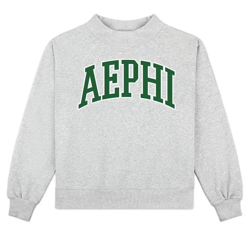 Alpha Epsilon Phi Mock Crew Sweatshirt