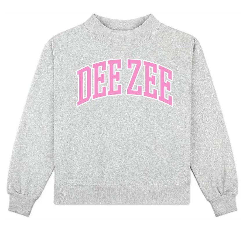 Delta Zeta Mock Crew Sweatshirt