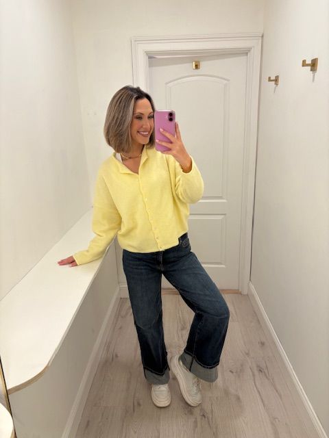 Piper Cardigan Butter Yellow