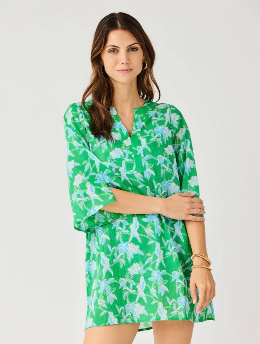 Elizabeth Beach Dress Tiki Tropics