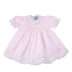 Lace Trim Embroidered Slip Dress