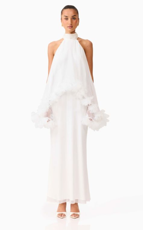 Poppy Layered Gown White