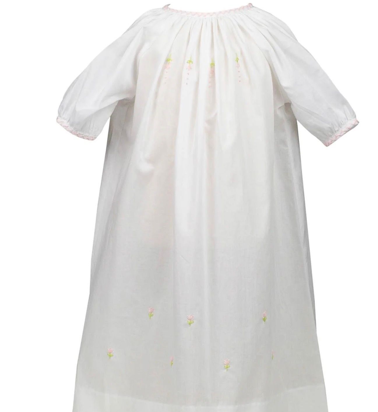 Waverly Gown White W/ Flowers