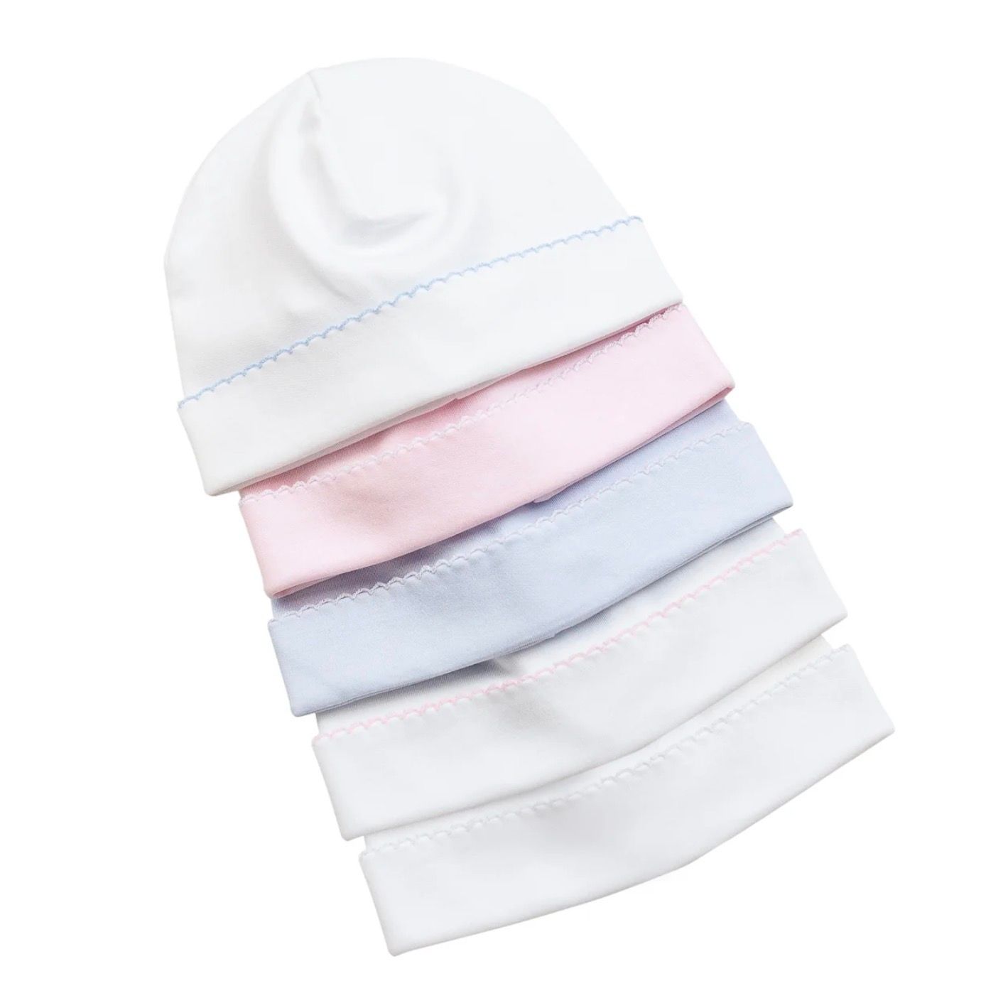 Pima Cap White/Pink