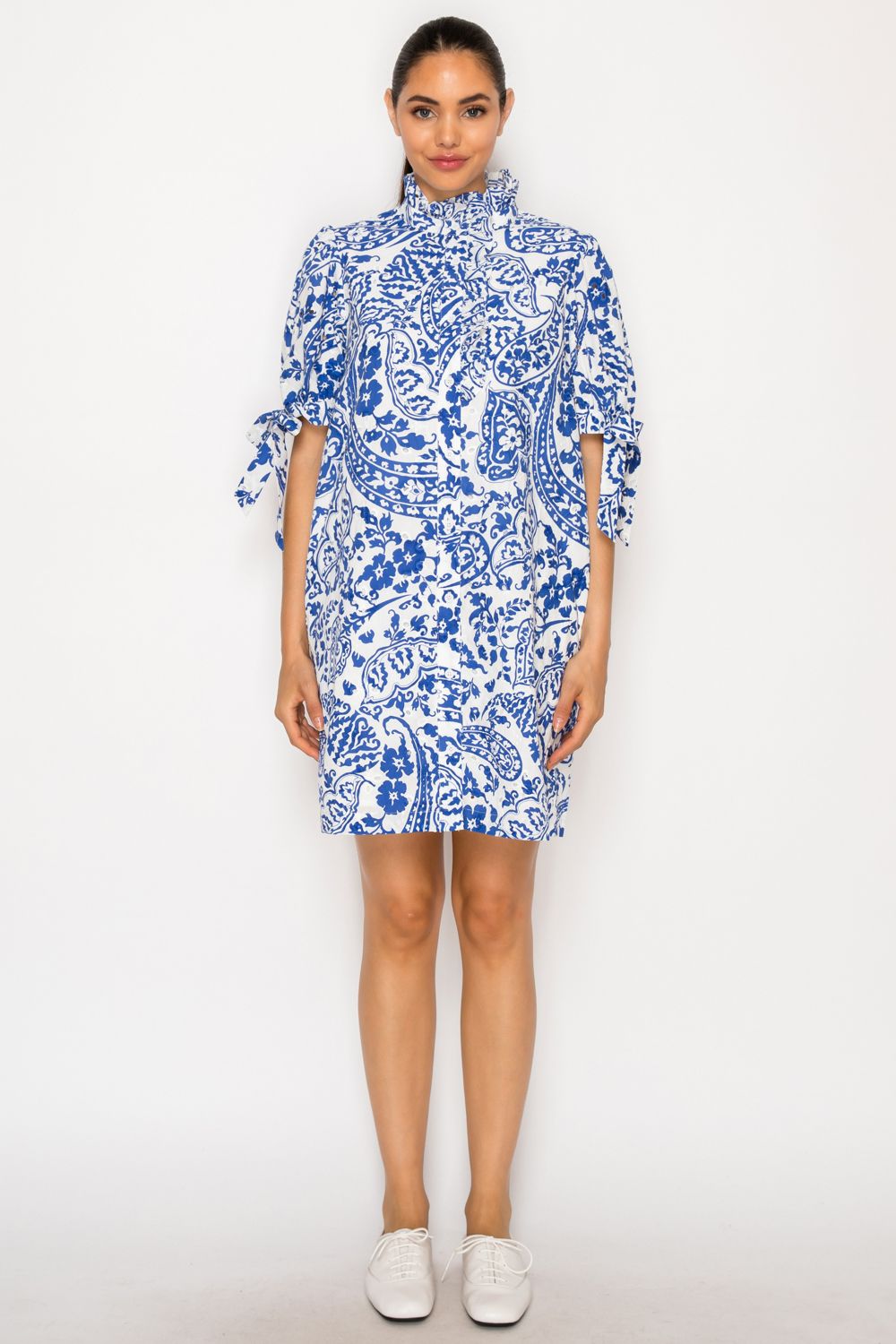 Saphire Reviere Button Down Dress