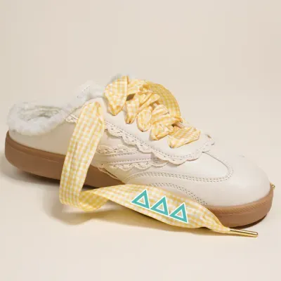Delta Delta Delta shoelaces