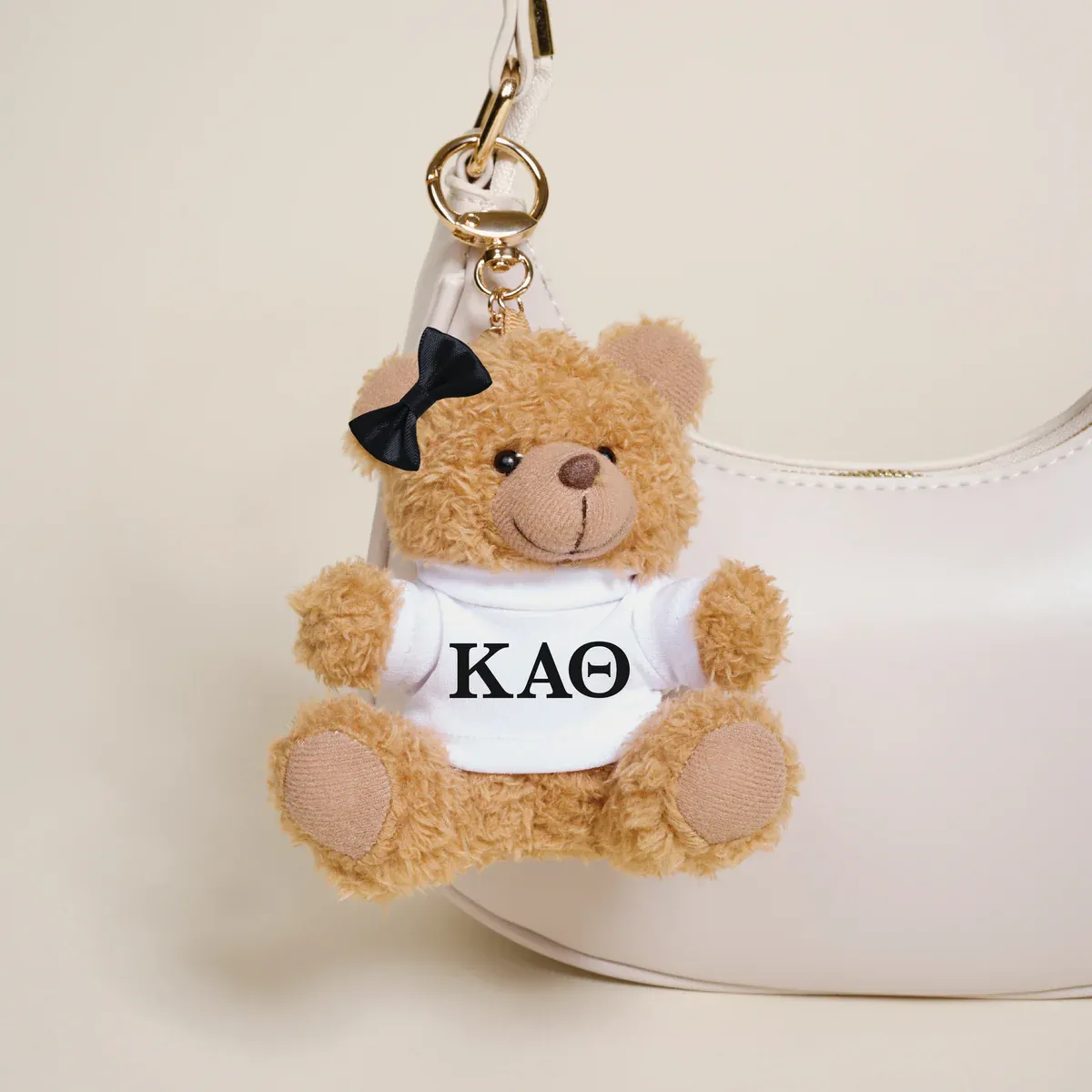 Kappa Alpha Theta Teddy Bear Bag Charm