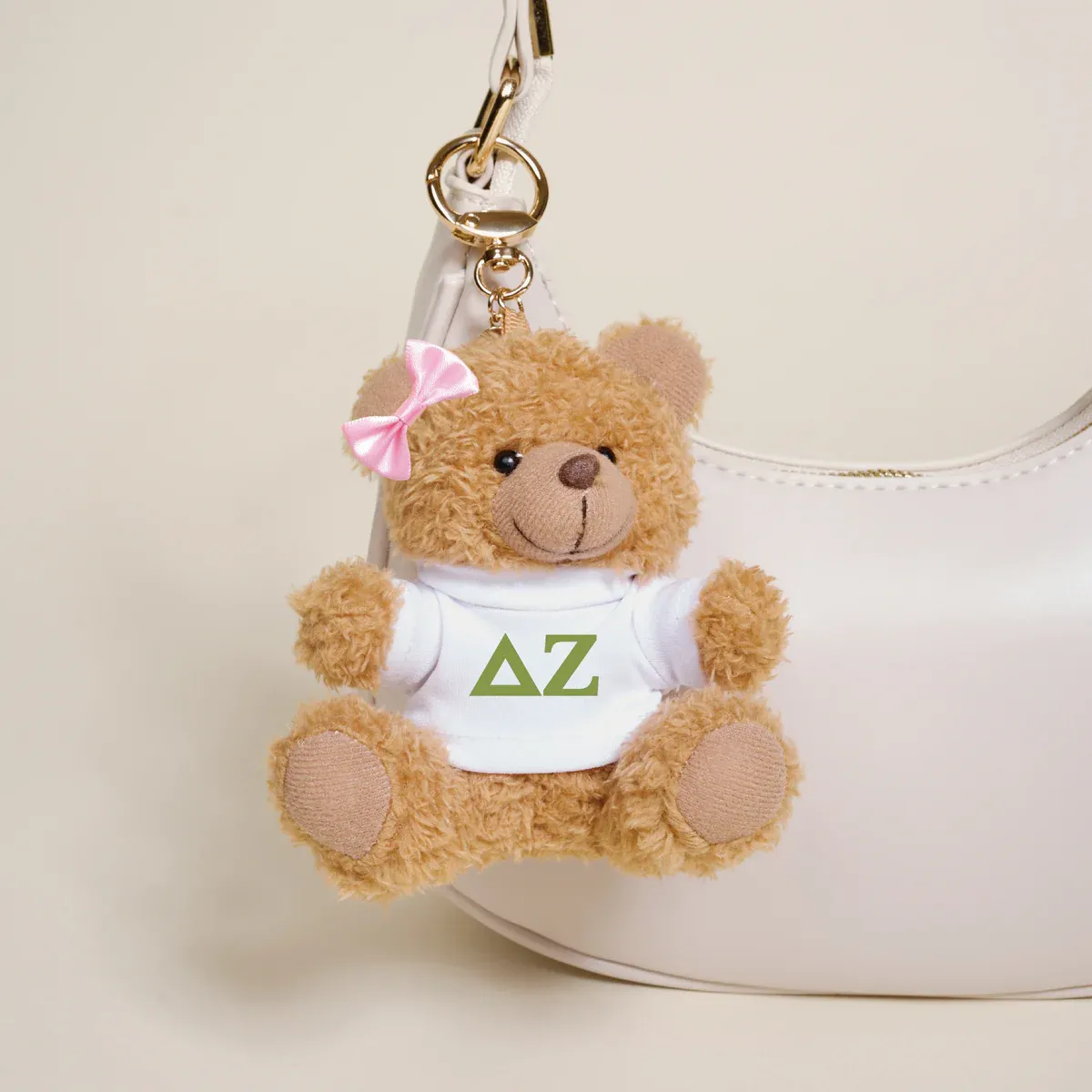 Delta Zeta Teddy Bear Bag Charm