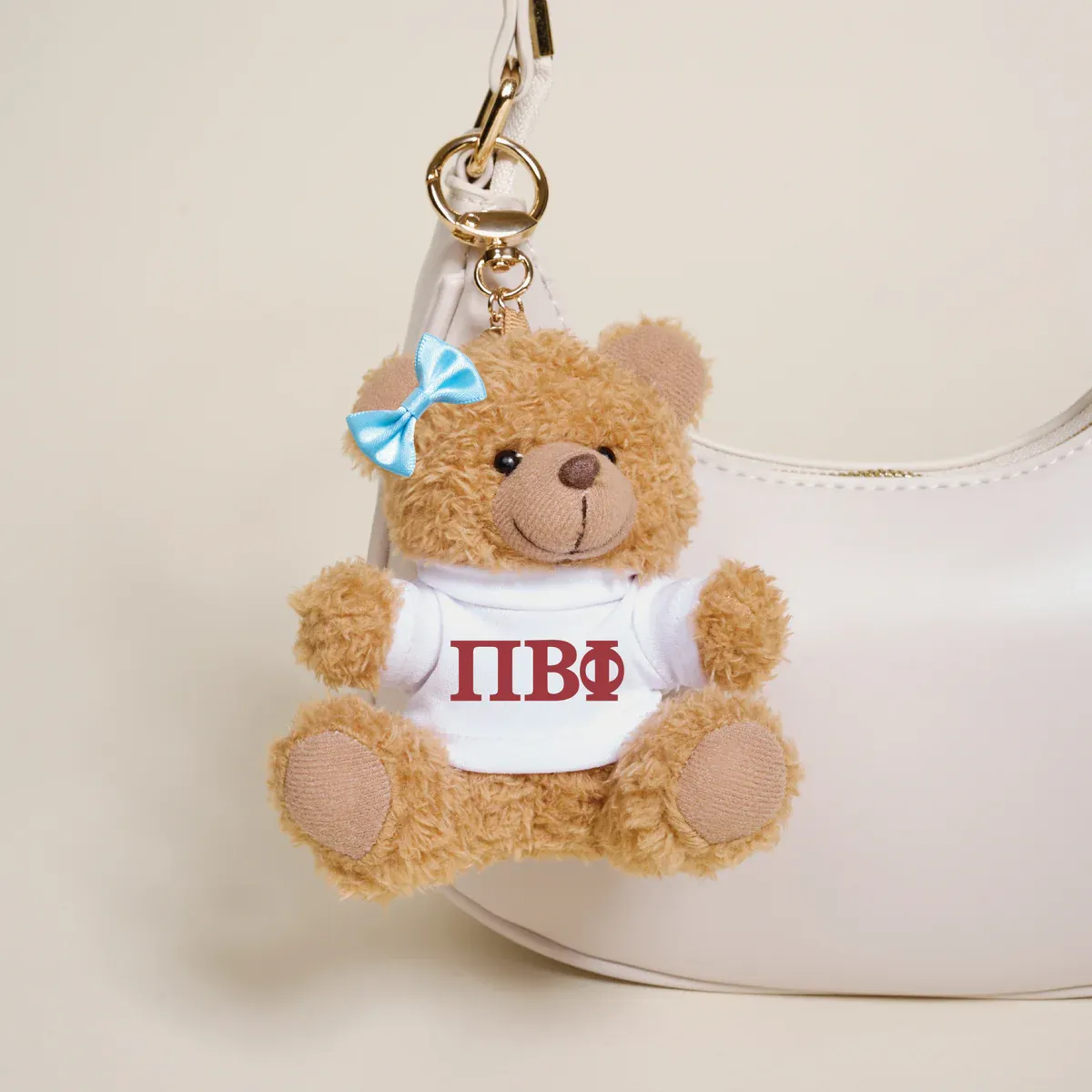 Pi Beta Phi teddy bear bag charm