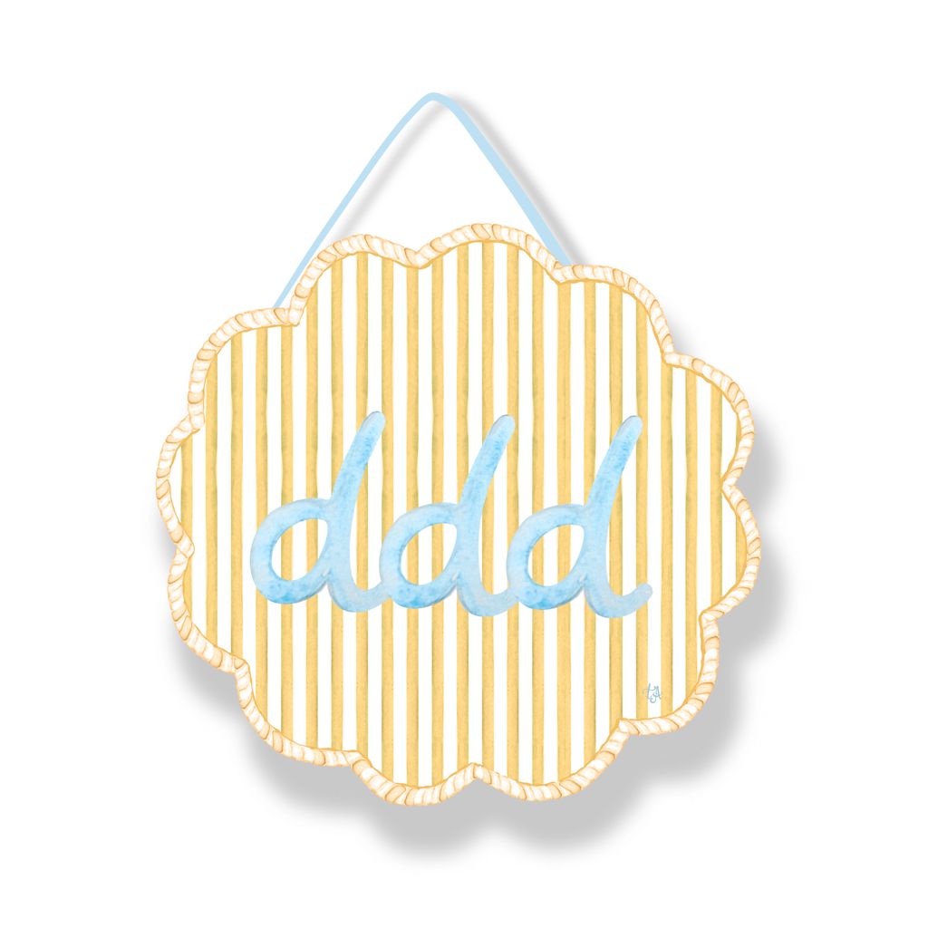 2026 Delta Delta Delta acrylic door hanger