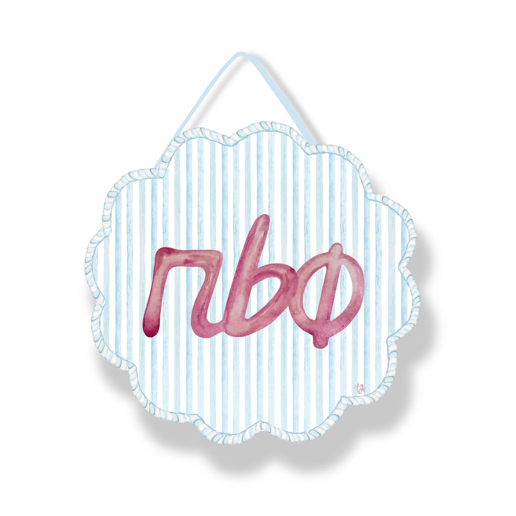 2026 Pi Beta Phi acrylic door hanger