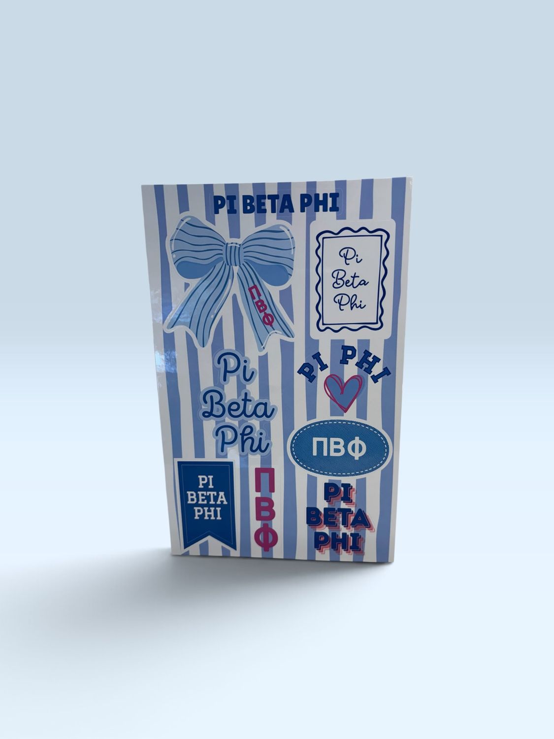 Pi Beta Phi sticker sheet AD