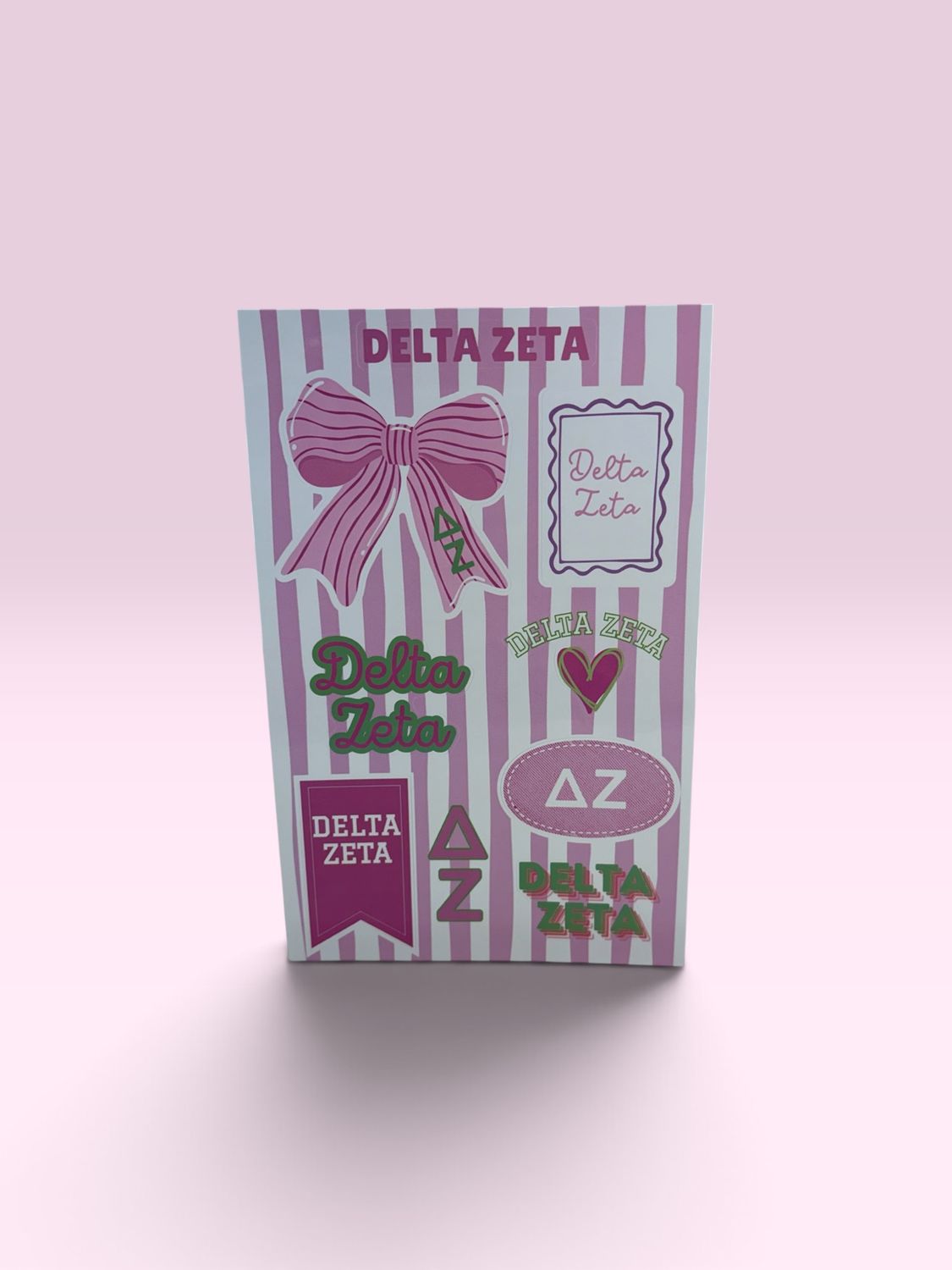 Delta Zeta sticker sheet AD