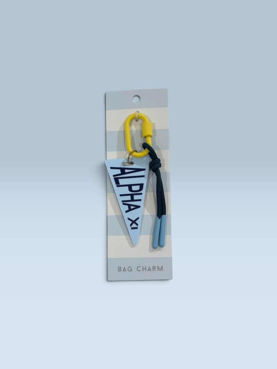Alpha Xi Delta bag charm