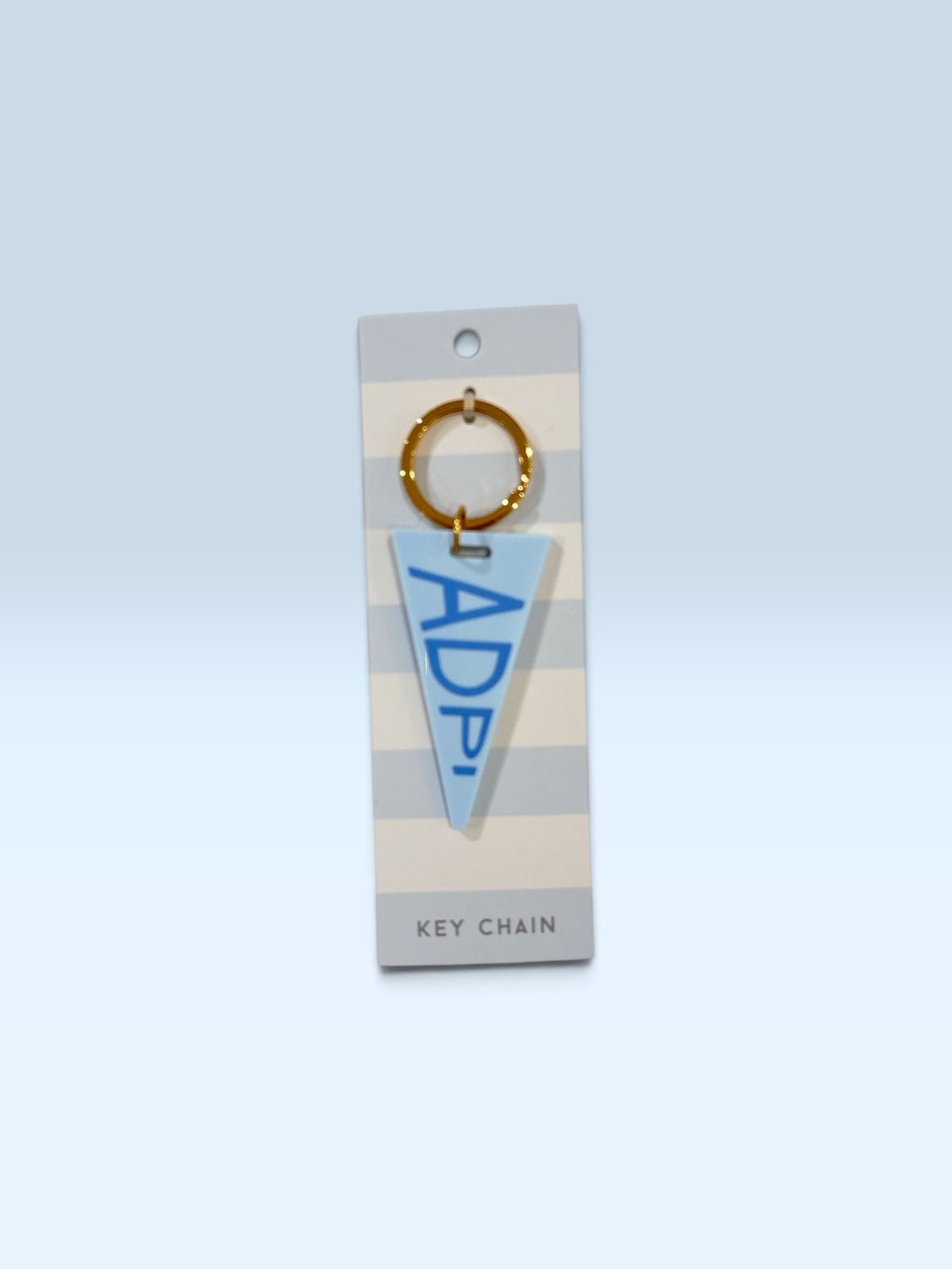 Alpha Delta Pi pennant key ring
