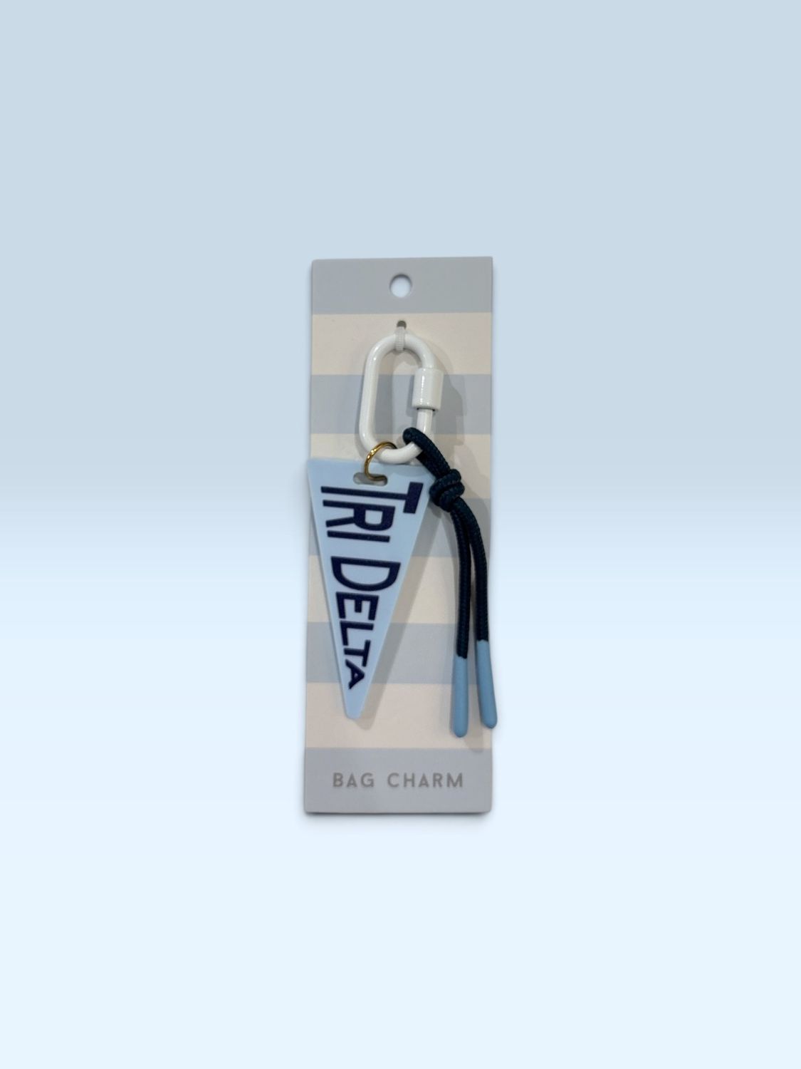 Delta Delta Delta bag charm