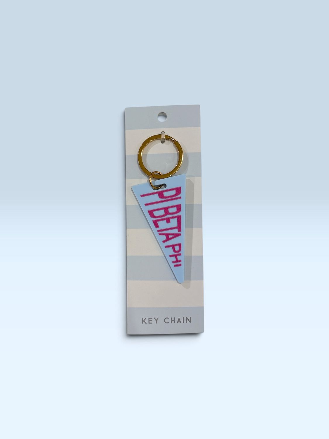 Pi Beta Phi pennant key ring