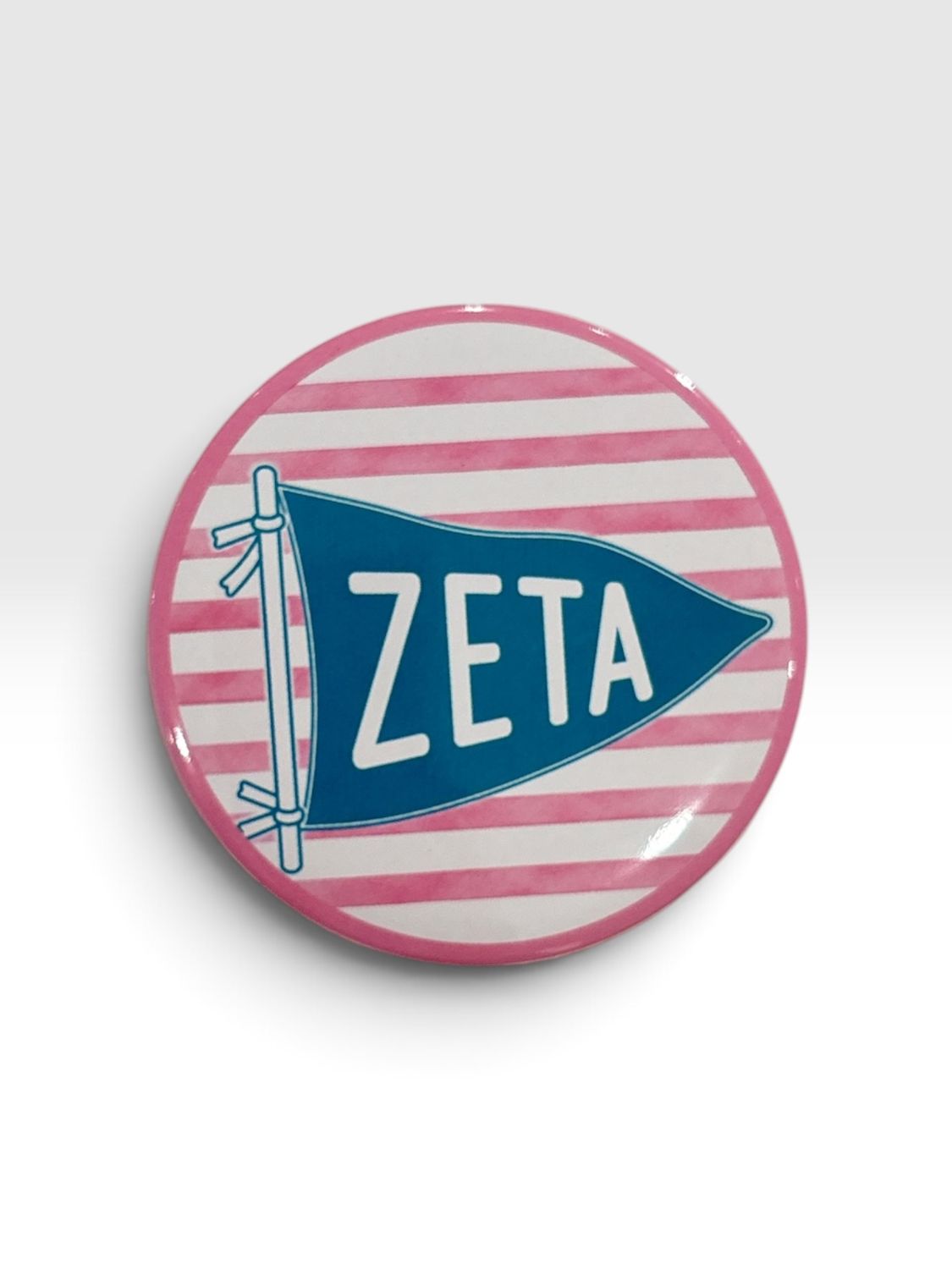 Zeta Tau Alpha pennant button