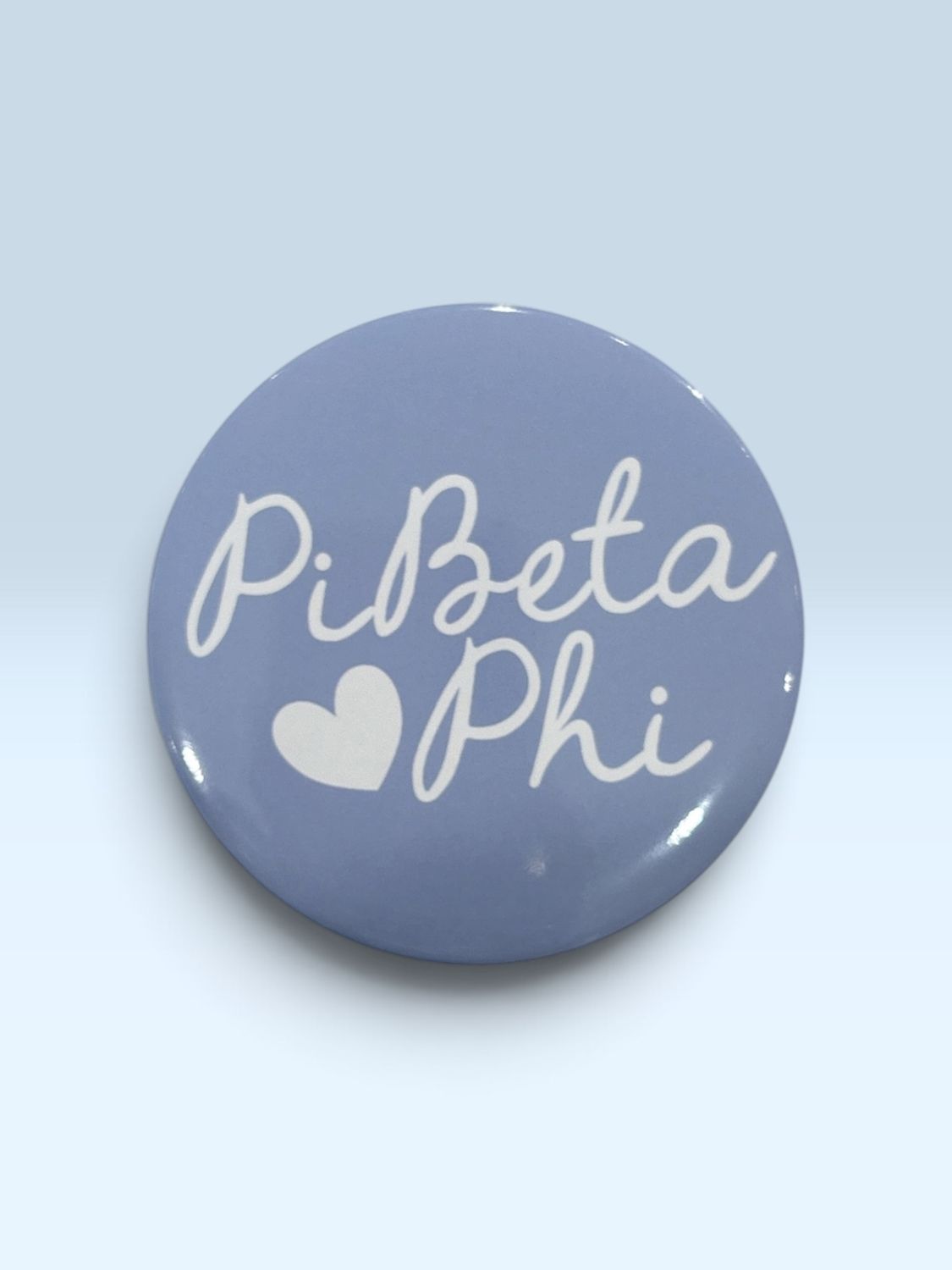 Pi Beta Phi cursive button
