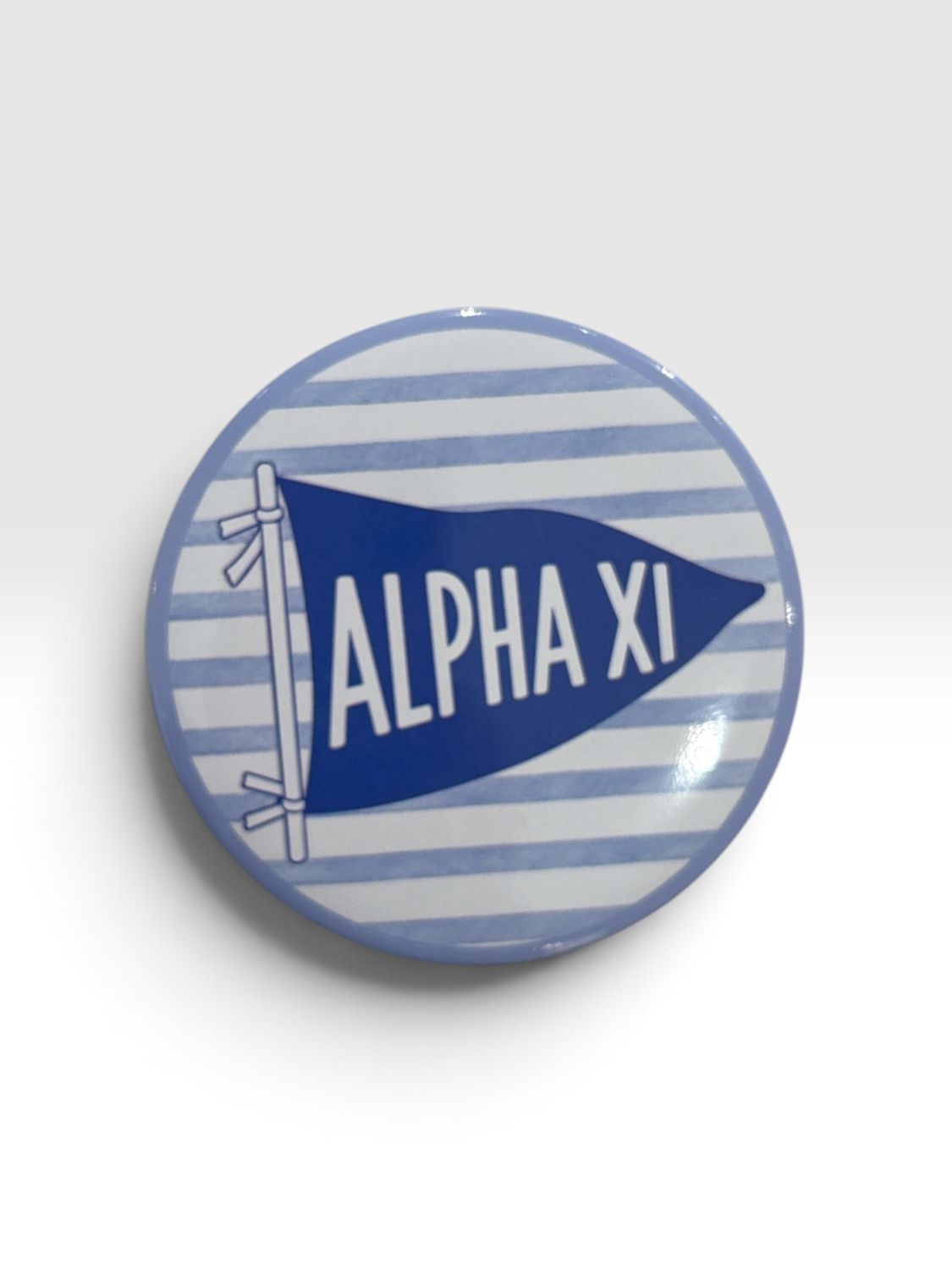 Alpha Xi Delta  pennant button