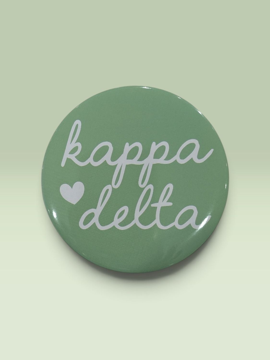 Kappa Delta cursive button