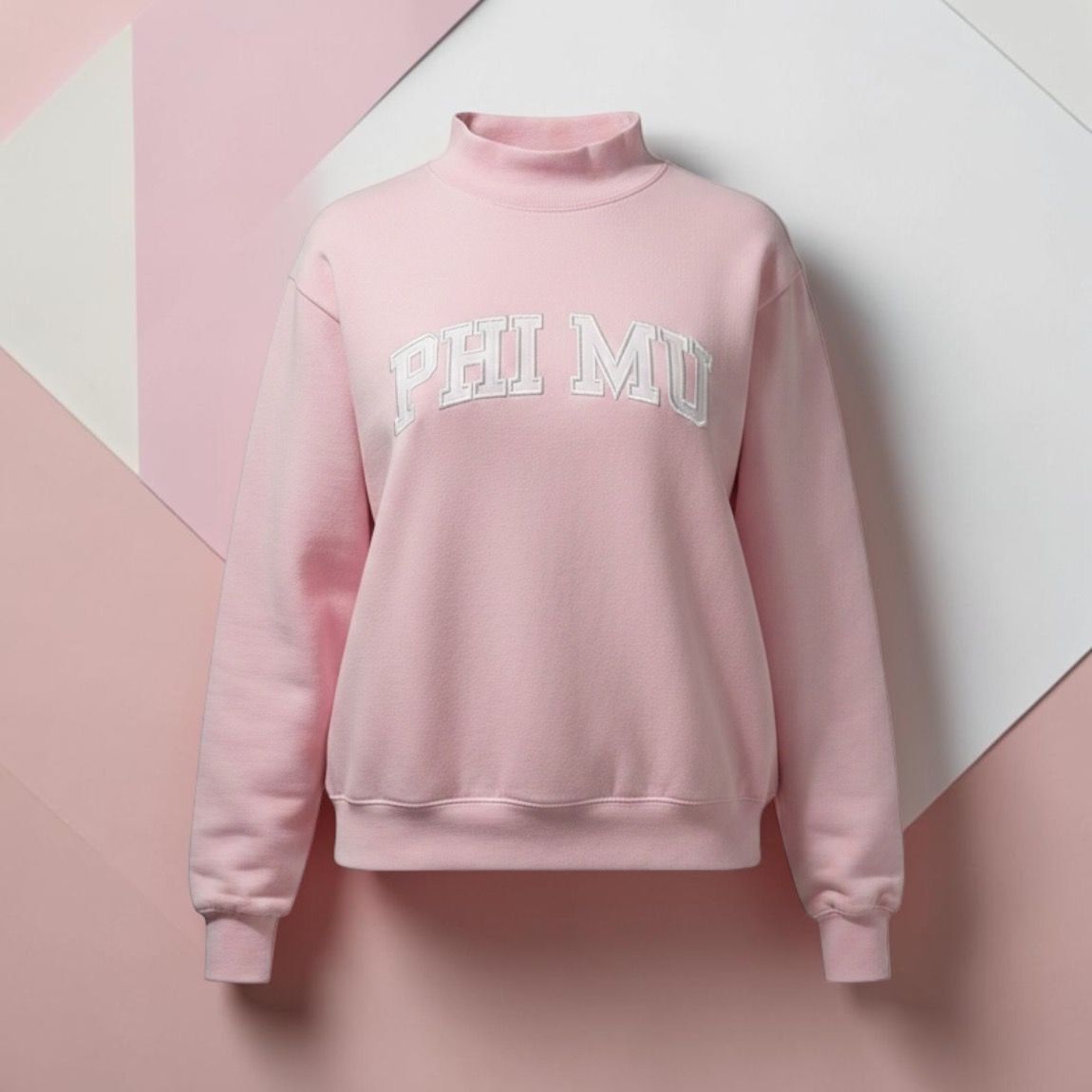 AD Phi Mu Mock Neck Sweatshirt L/XL