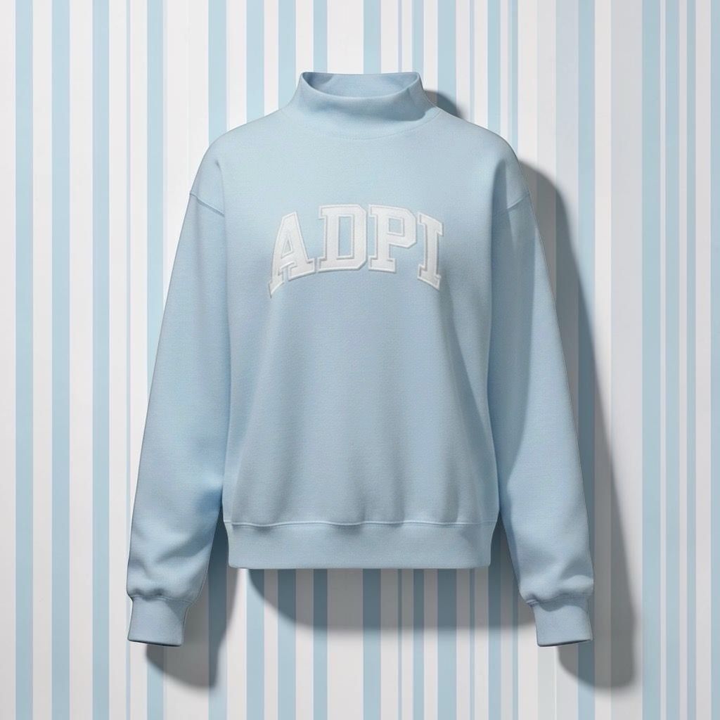 AD Alpha Delta Pi mock neck sweatshirt L/XL