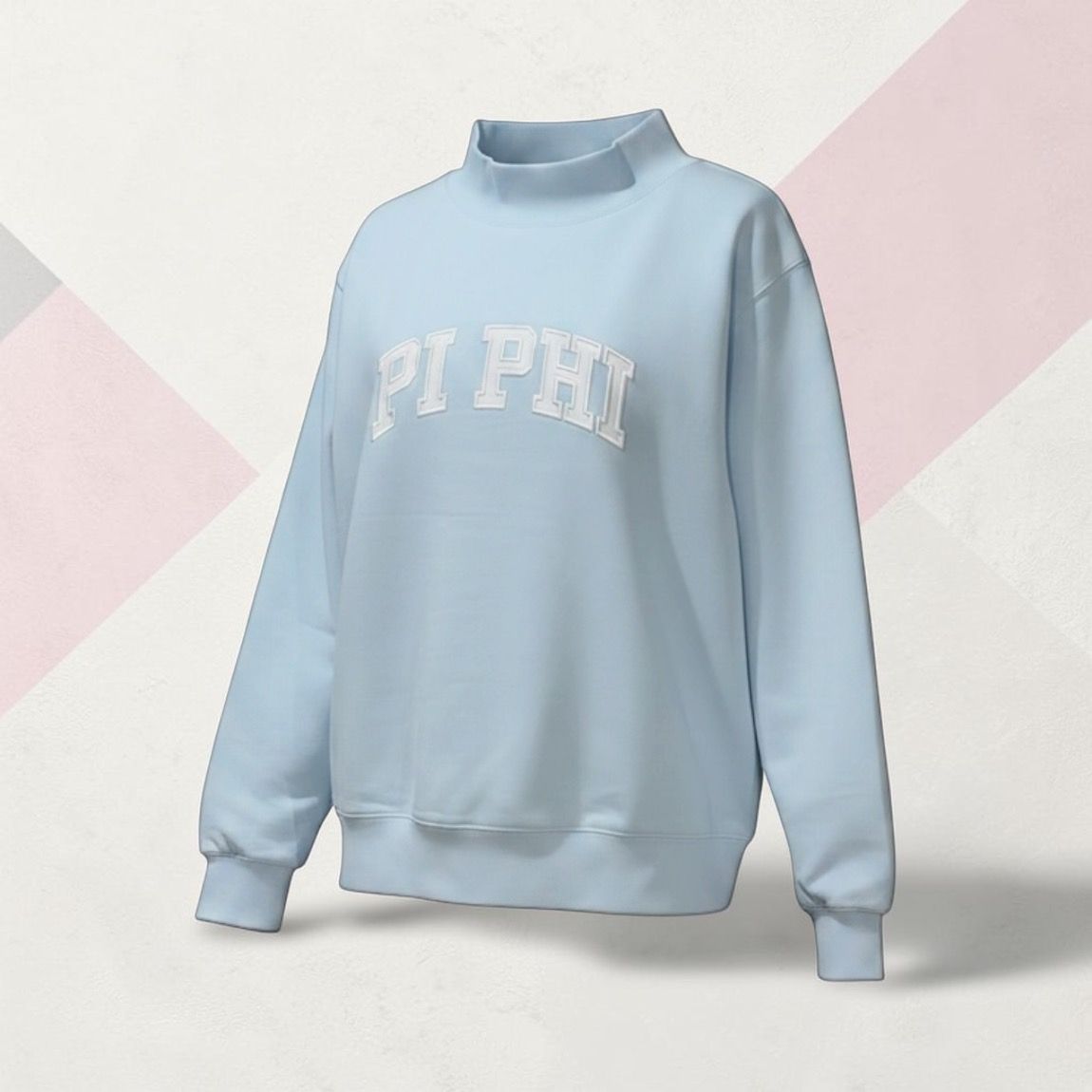 AD Pi Phi Mock Neck Sweatshirt S/M
