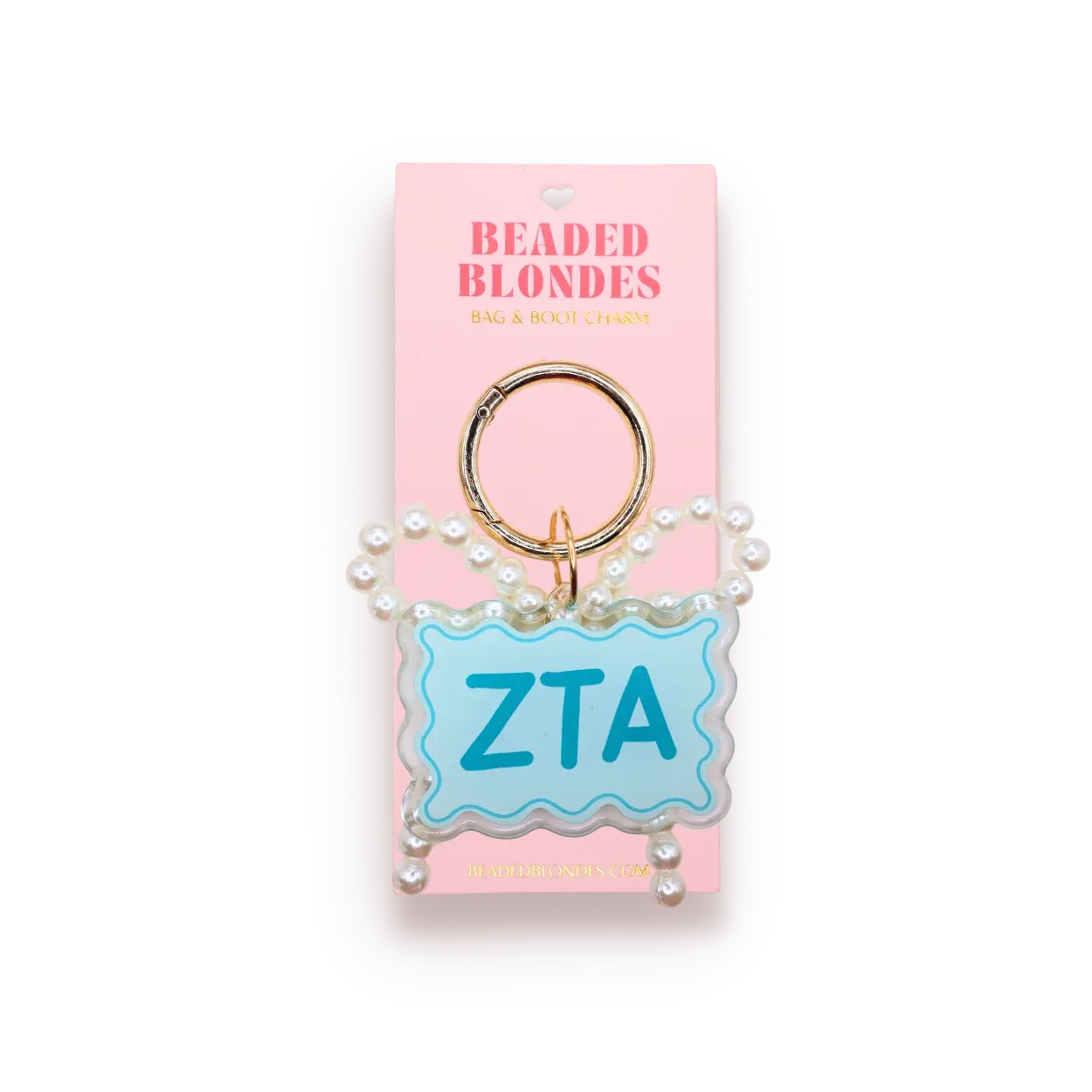 Zeta Tau Alpha Bag and Boot Charm