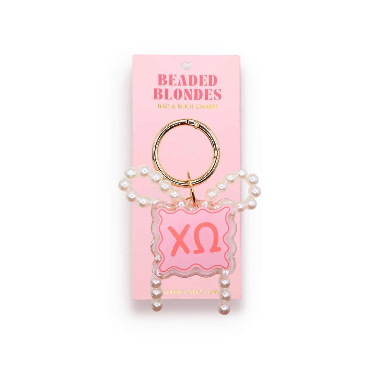 Chi Omega Bag and Boot Charm