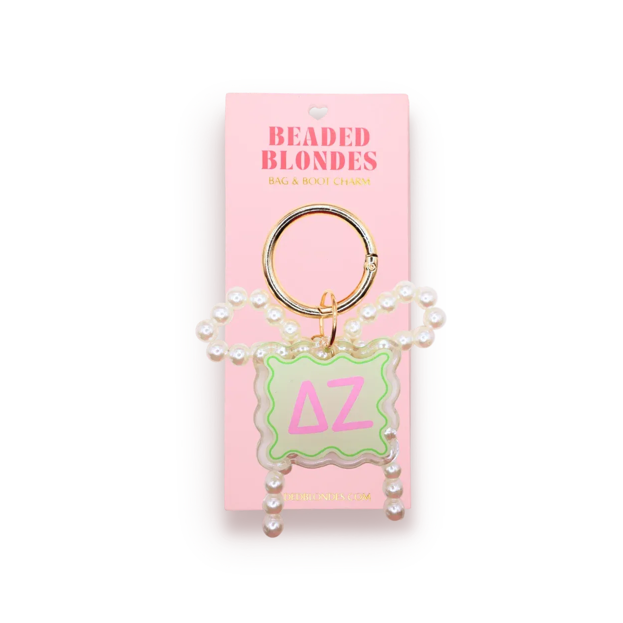 Delta Zeta Bag and Boot Charm
