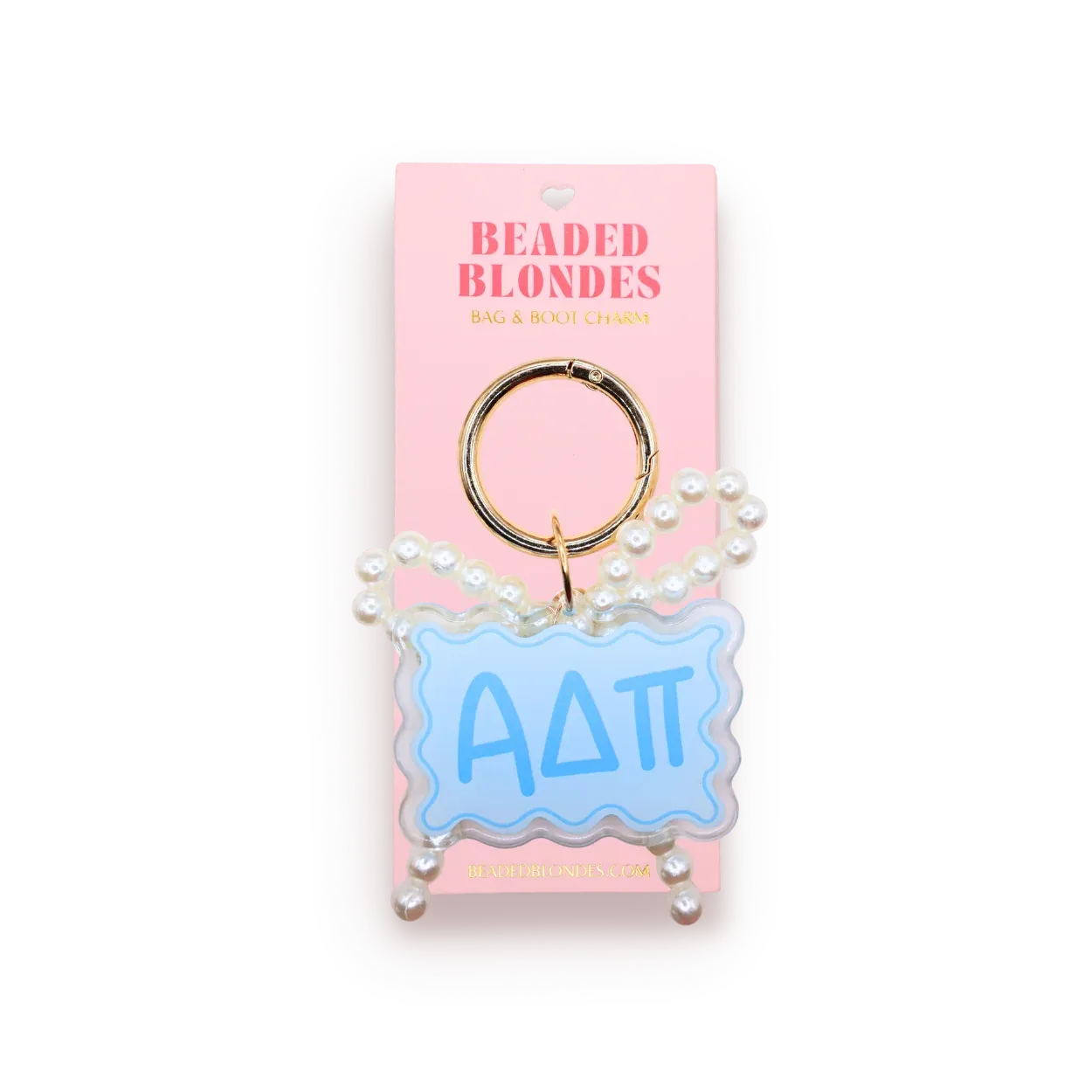 Alpha Delta Pi Bag and Boot Charm