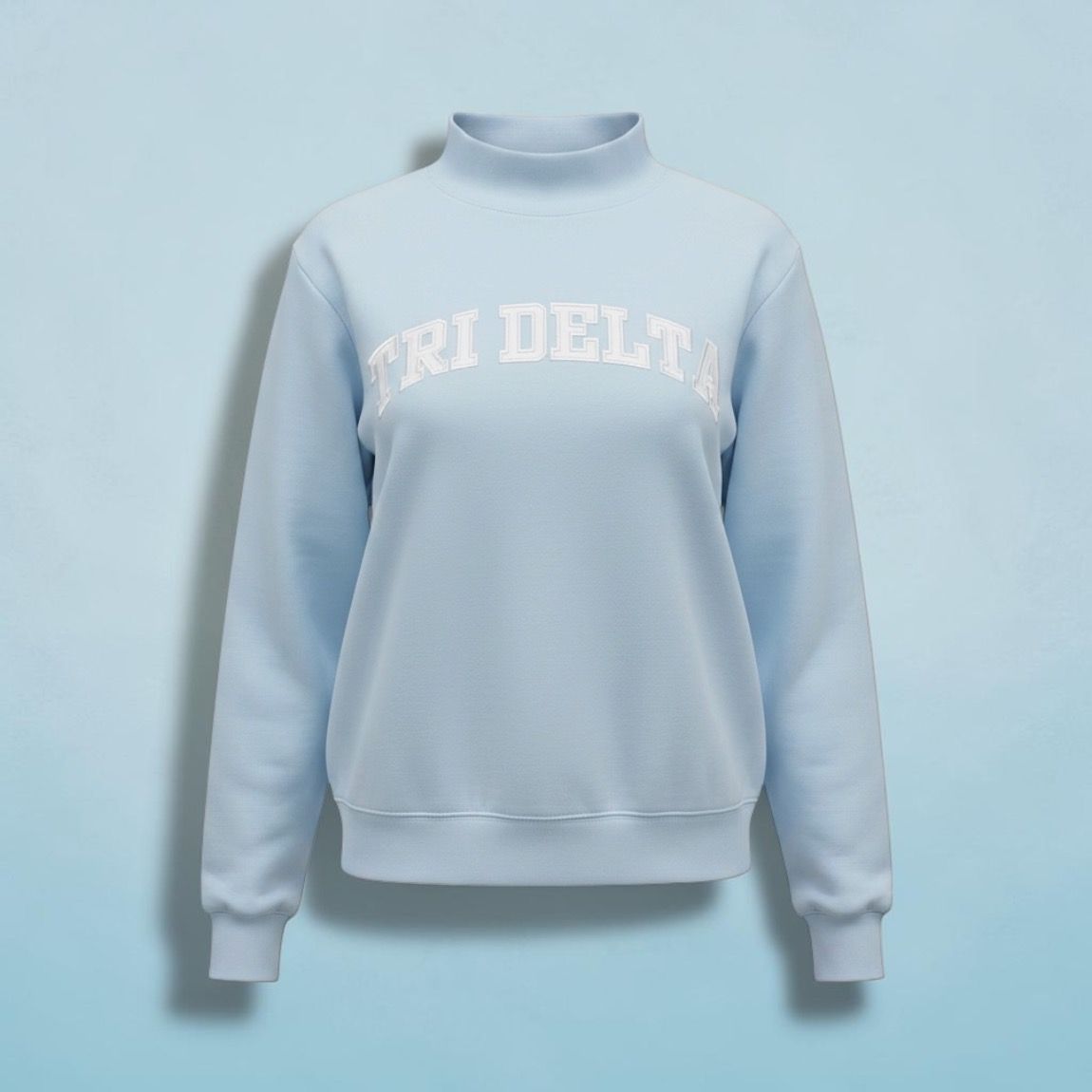 AD Delta Delta Delta mock neck sweatshirt L/XL