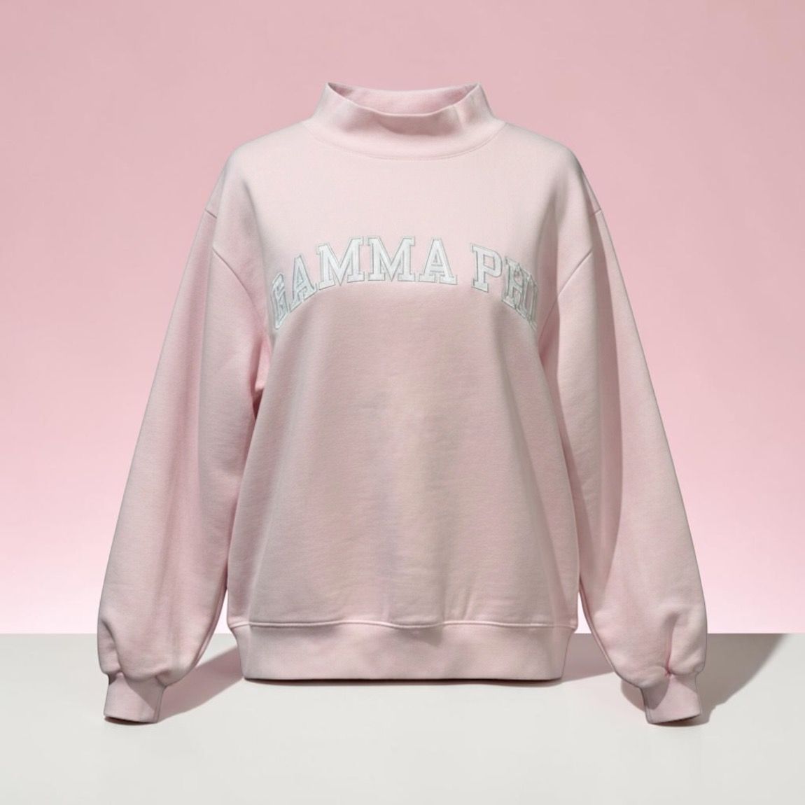 AD Gamma Phi Beta Mock Neck Sweatshirt L/XL