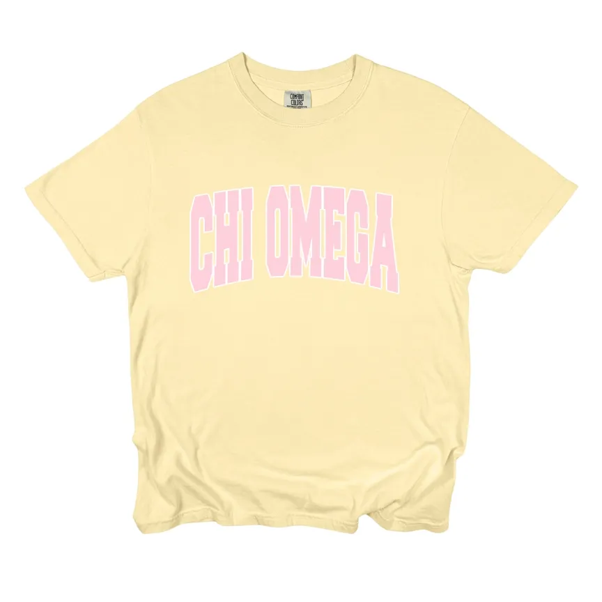 Chi Omega tee shirt L