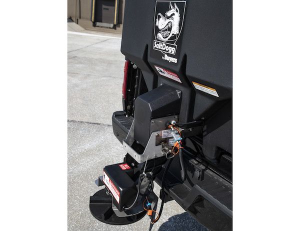 SaltDogg® SHPE1000 Electric Poly Hopper Spreader - FOR WEB, Chute Size: Standard