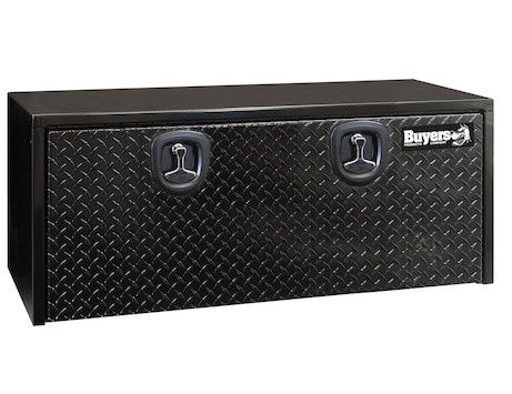 Black Steel Underbody Truck Box with Aluminum Door Series
