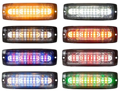 Ultra Thin Wide Angle 5 Inch LED Strobe Light Series