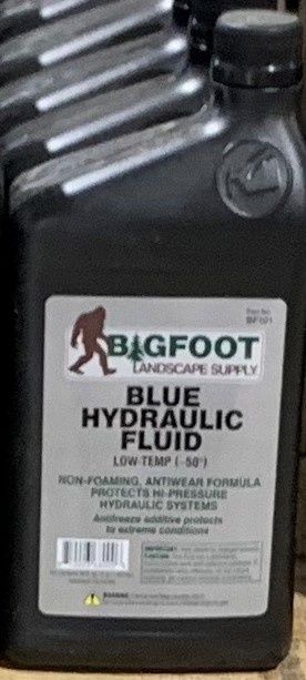 BFLS 1 Quart Low Temp Blue Hydraulic Fluid