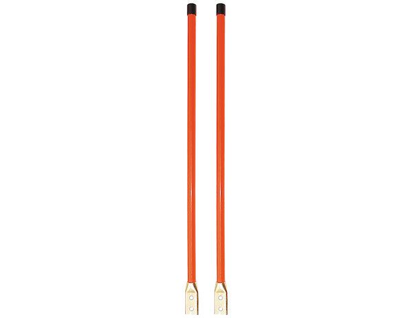 3/4 x 28 Inch Fluorescent Orange Guides with Hardware