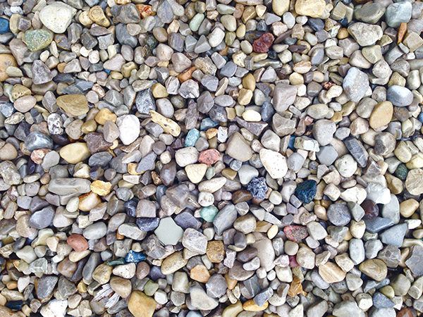 #57 Bulk Washed Gravel 1 YD (Decorative Rounded River)