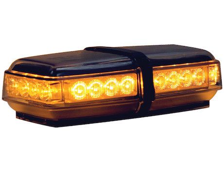 11 Inch Rectangular LED Mini Light Bar, Color: Amber